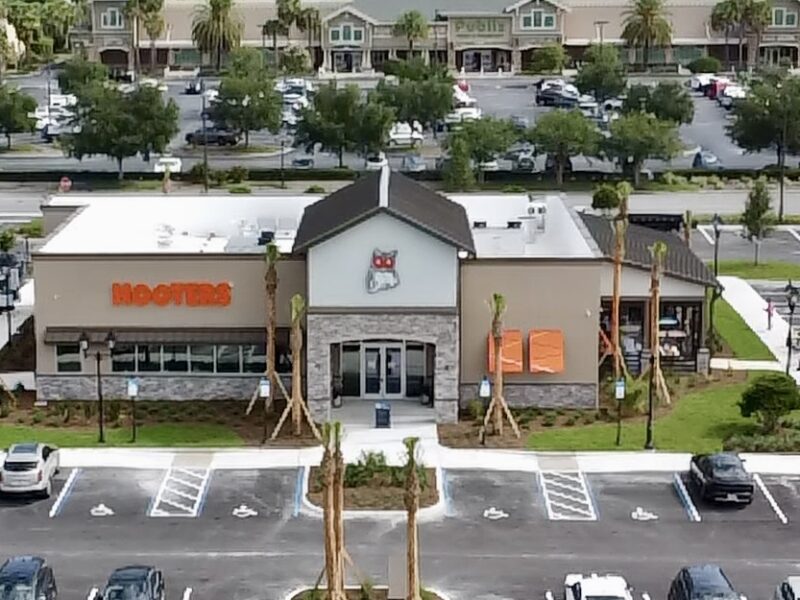 The new Hooters restaurant will be located at Lake Deaton Plaza in The Villages