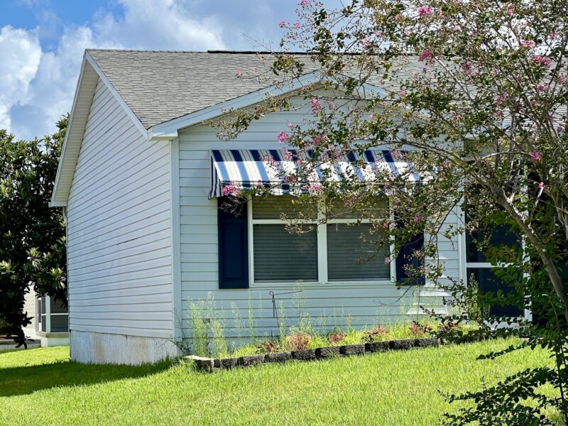 Weeds are visible at this property at 299 Leesville St. in the Village of Caroline