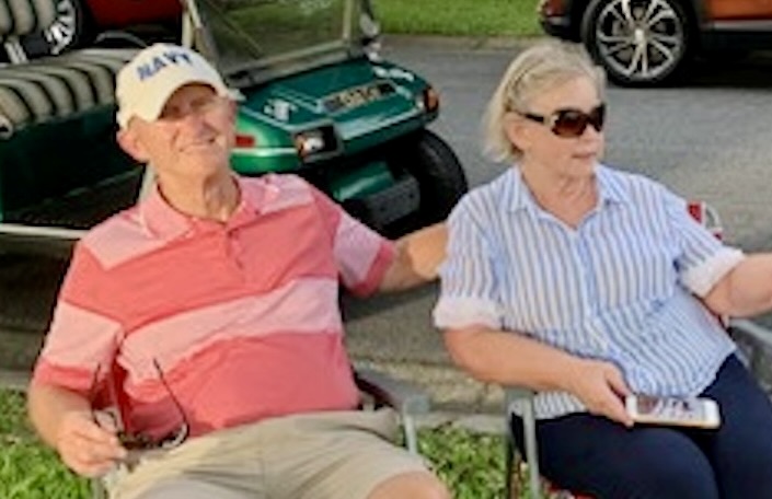 Billy and Judy, in a photo provided by Barry Evans