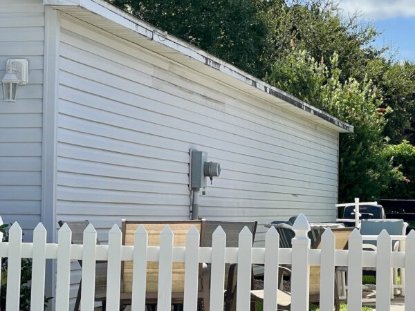 There is mold on the side of a home at 2051 Thurmond Ave. in the Mount Vernon Villas There is mold on the side of a home at 2051 Thurmond Ave. in the Mount Vernon Villas
