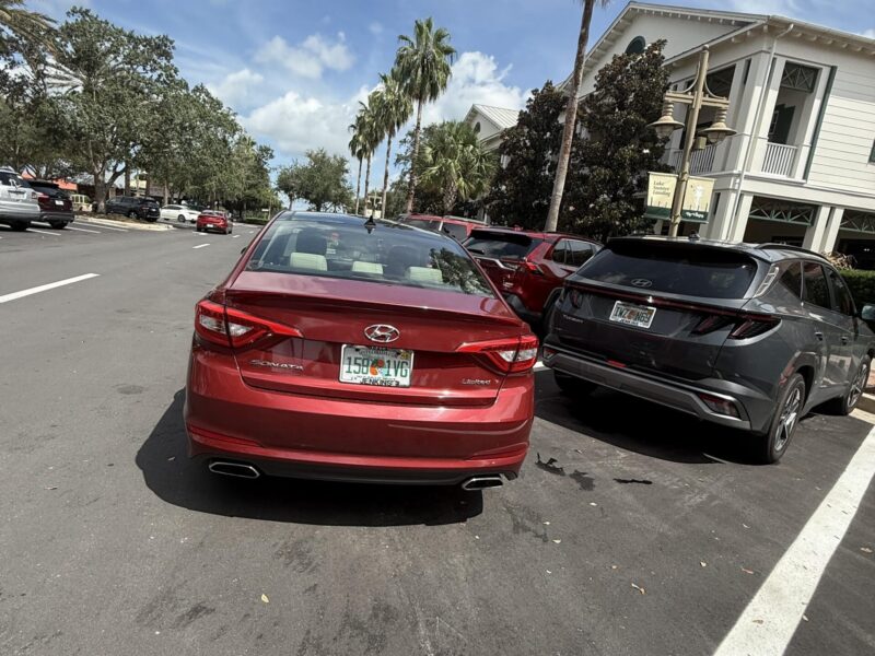 This driver was feeling very entitled at Panera at Lake Sumter Landing