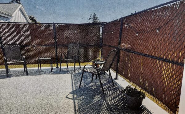 This patio was put in without approval This patio was put in without approval at a home in The Villages.