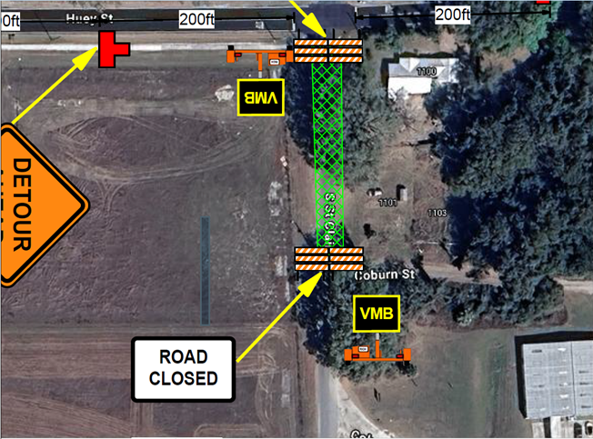 Wildwood temporary road closure