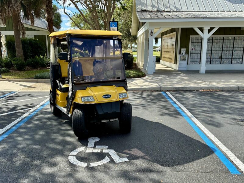 A member of the Parking Patrol shot this photo of questionable handicapped parking at a postal station