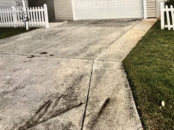 Mold has been a problem on the driveway of the home of William Pickleball Billy Hartig in the Hallandale Villas Mold has been a problem on the driveway of the home of William Pickleball Billy Hartig in the Hallandale Villas