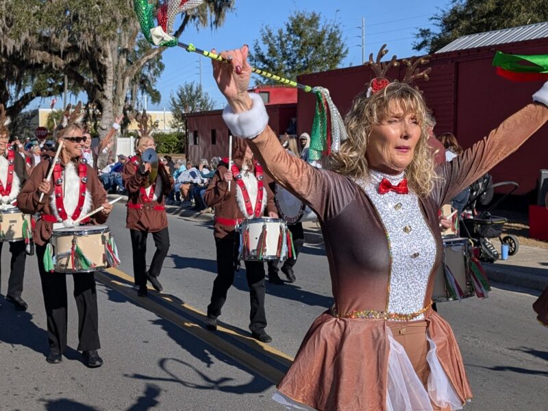 Christmas Parade 2024 1207 Village Twirlers D