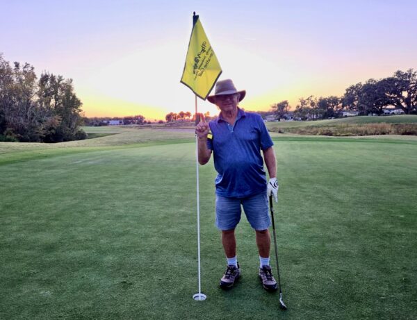 Dave Woronka was thrilled to get his first lucky ace Dave Woronka was thrilled to get his first lucky ace
