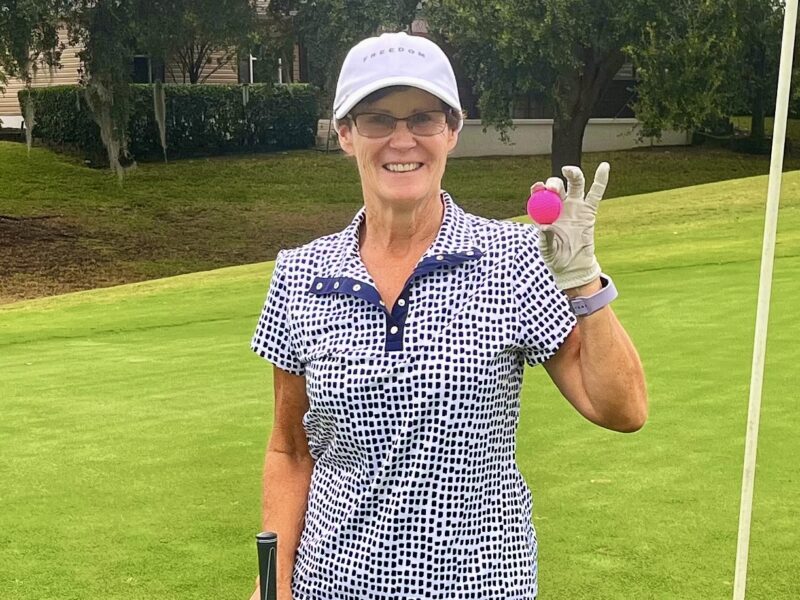 Lisa Houston got her second lucky ace on Sunday 2