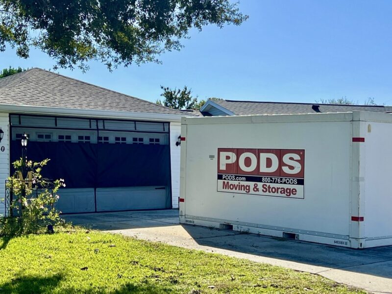 This Pod has been in the driveway of this home at 670 San Pedro Drive for more than a year
