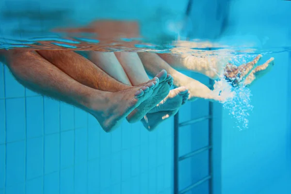 feet in pool