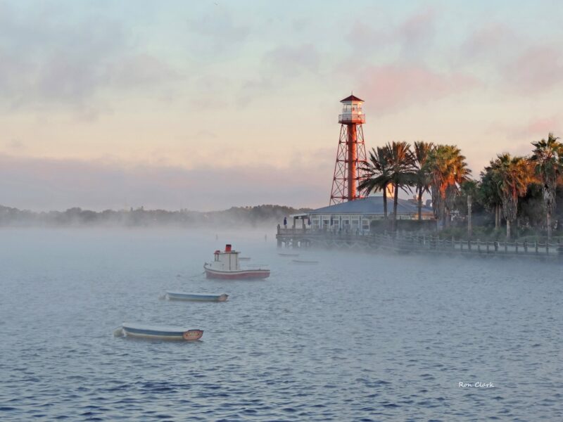 Early morning fog on Lake Sumter