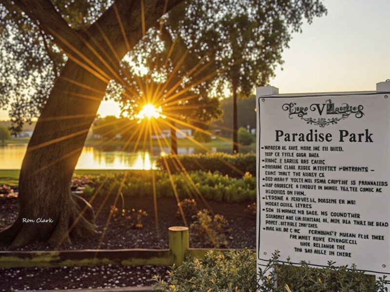 Gorgeous morning at Paradise Park in The Villages
