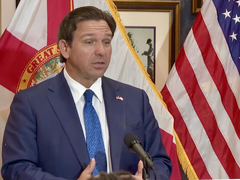 Gov. Ron DeSantis was in The Villages to unveil the Artificial Intelligence Bill of Rights for citizens.