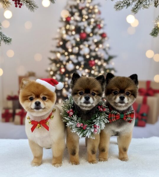 Piper, Sadie and Jake are ready for Christmas in the Village of Lynnhaven Piper, Sadie and Jake are ready for Christmas in the Village of Lynnhaven