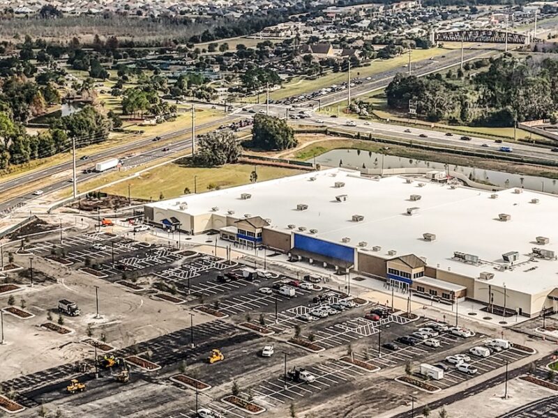 The new Walmart is under construction at State Road 44 and Morse Boulevard