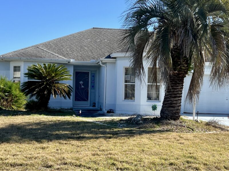 This home at 2264 Margarita Drive is in foreclosure and was the subject of a deed compliance case.