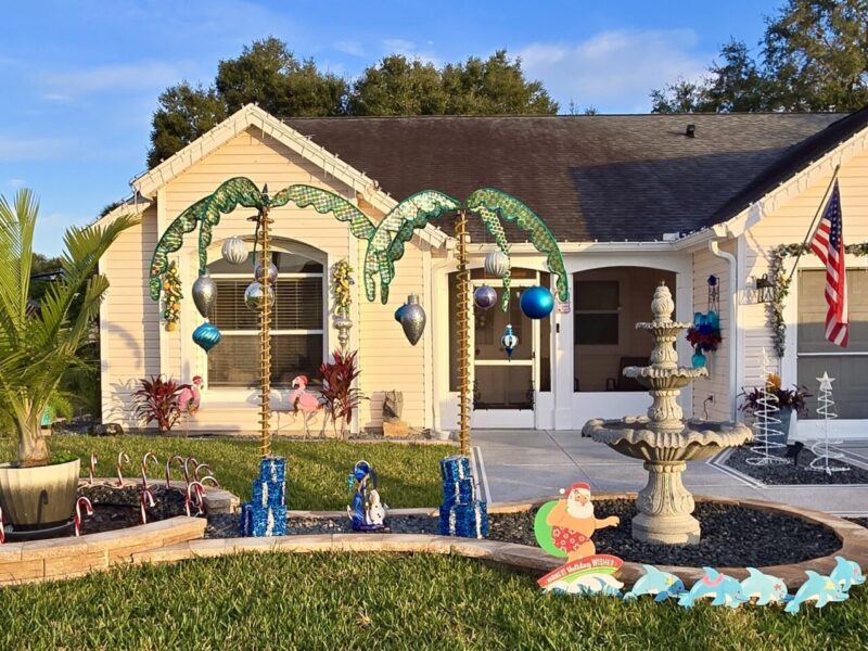 This home at 628 San Pedro is decked out for the holidays.