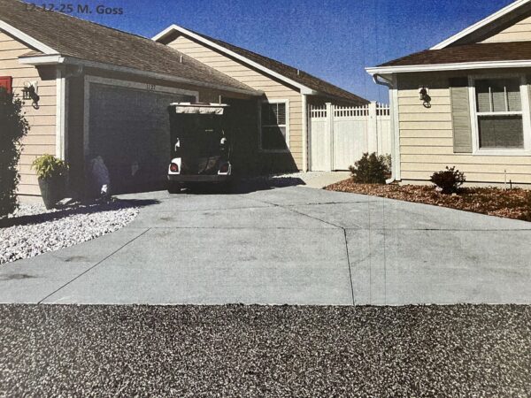 This homeowner is in hot water after painting the driveway in Creekside Landing This homeowner is in hot water after painting the driveway in Creekside Landing