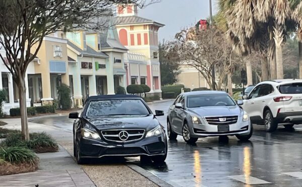 A Mercedes driver scored some VIP parking at Pinellas Plaza A Mercedes driver scored some VIP parking at Pinellas Plaza