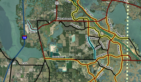 Central Parkway Map Central Parkway Map