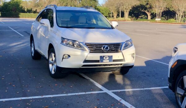 This Lexus with a Green Bay Packers plate was straddling the line in a parking lot in The Villages This Lexus with a Green Bay Packers plate was straddling the line in a parking lot in The Villages