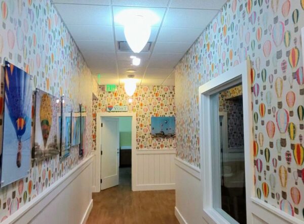 Balloon themed walls at Blanchard Recreation Center Balloon themed walls at Blanchard Recreation Center