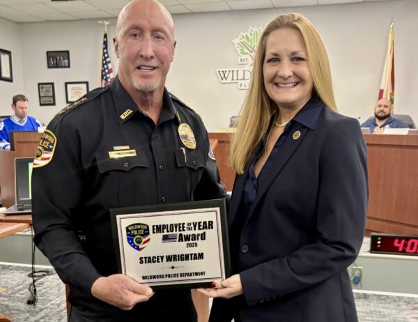 Chief Randy Parmer announced that Stacey Wrightam has been named the 2025 Employee of the Year Chief Randy Parmer announced that Stacey Wrightam has been named the 2025 Employee of the Year