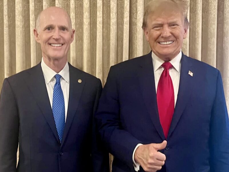 Rick Scott and Donald Trump