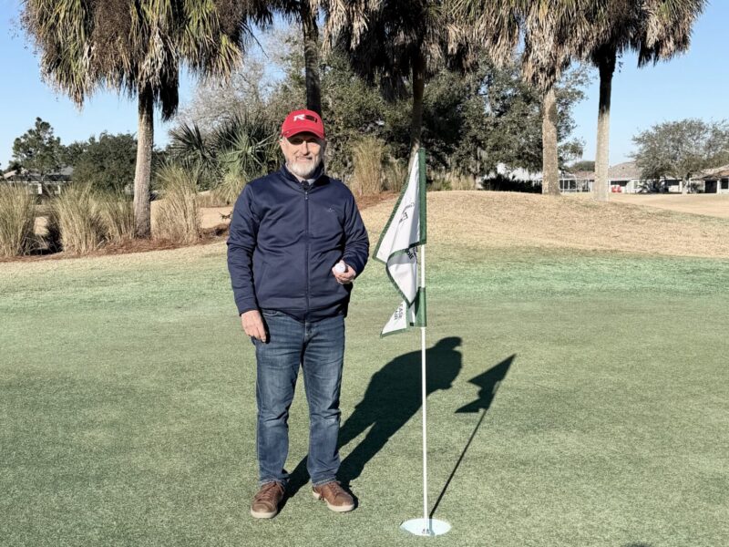 Robert Gatelein scored the lucky ace on Super Bowl Sunday