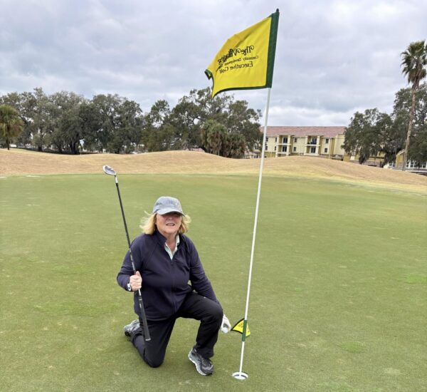 Teresa Yates Zumbrook was thrilled to get her first lucky ace Teresa Yates Zumbrook was thrilled to get her first lucky ace