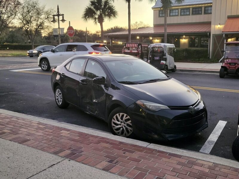 The Parking Patrol took note of this Bad Parking job in front of TooJay s at Lake Sumter Landing