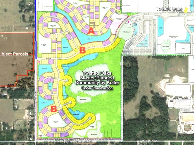 Two parcels were just sold near a massive residential development in Wildwood for $5.49 million to a New York-based investment firm.