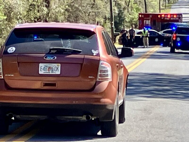 An 18 year old driving this 2008 Ford Edge struck and killed a pedestrian Monday afternoon on Rolling Acres Road
