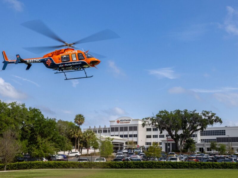 Helicopter at Ocala Regional Medical Center