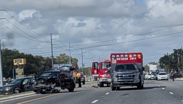Multi vehicle accident ties up lanes on U.S. Highway 441 on Saturday, March 7. Multi vehicle accident ties up lanes on U.S. Highway 441 on Saturday, March 7.