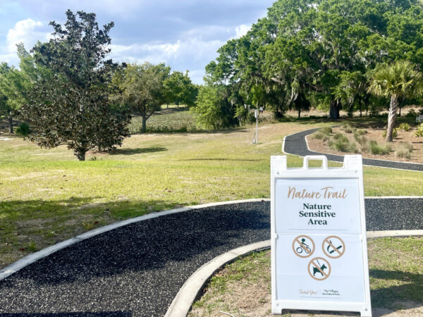 New signage is up at the Black Lake Walking Trail, reminding Villagers that dogs, smoking and bicycles are not permitted New signage is up at the Black Lake Walking Trail, reminding Villagers that dogs, smoking and bicycles are not permitted.