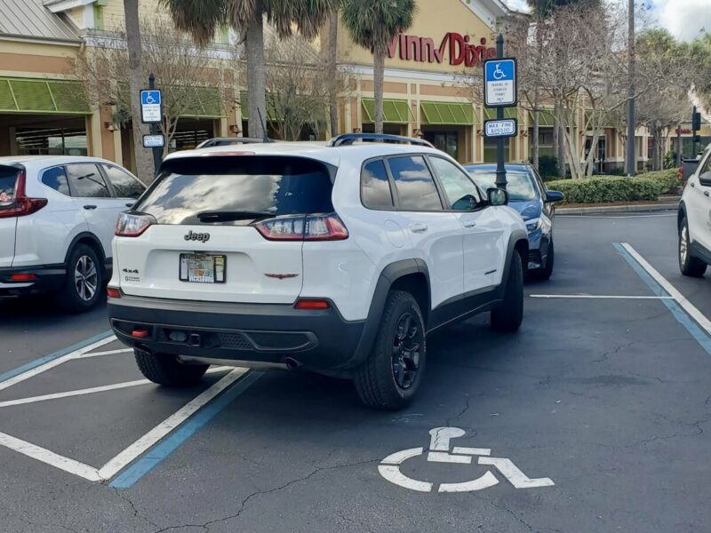Richard Stoebel was stunned as he watched this parking job at Winn Dixie at Pinellas Plaza 2