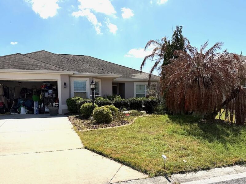 This home at 2355 Notch Ave. was the subject of a deed compliance hearing Wednesday in The Villages