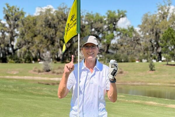 Villager John Graham got the lucky ace Villager John Graham got the lucky ace