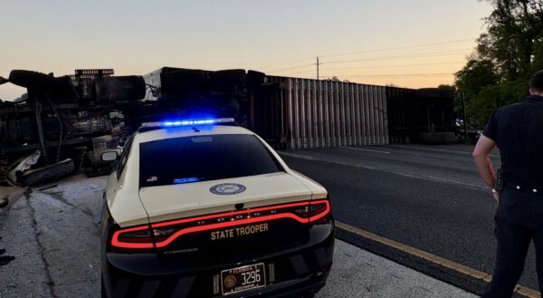 A sleepy trucker s truck overturned on I 75 in Sumter County. A sleepy trucker s truck overturned on I 75 in Sumter County.