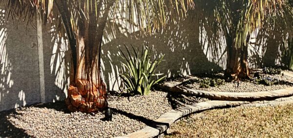 All plantings and the landscaping beds be positioned at least three feet from the wall to ensure proper drainage All plantings and the landscaping beds be positioned at least three feet from the wall to ensure proper drainage