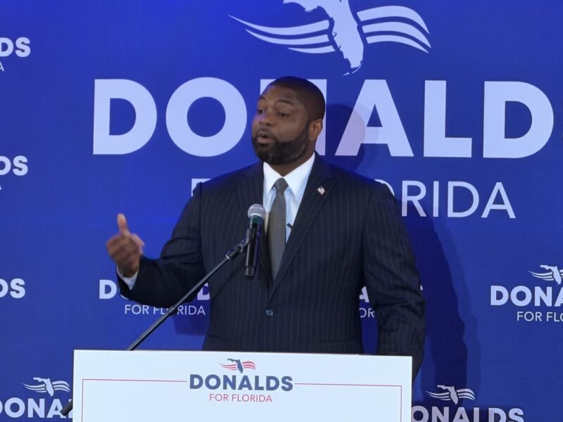 Byron Donalds spoke Monday at Hotel Eastport in The Villages