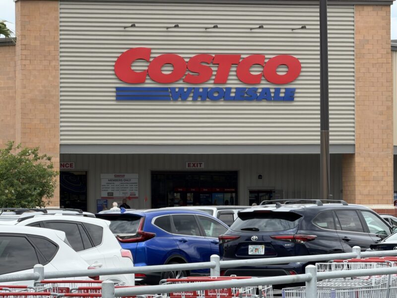 Costco Wholesale front entrance