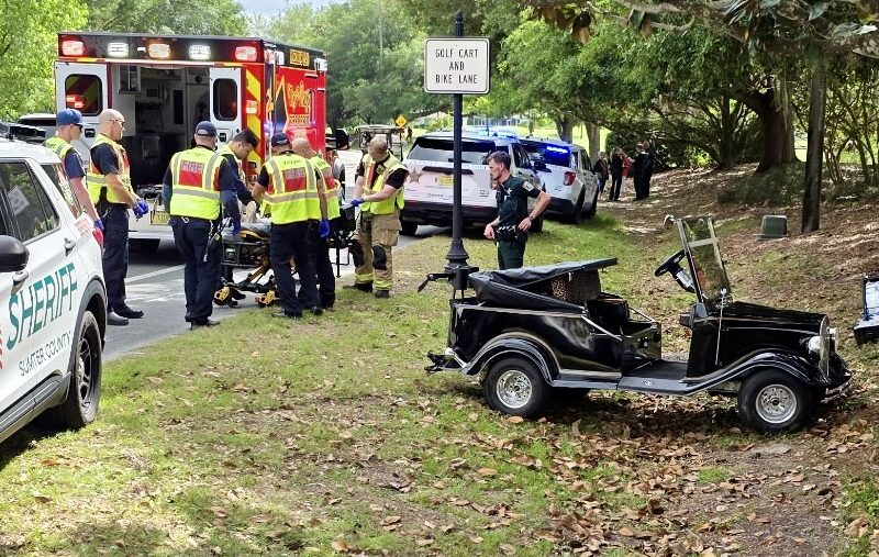 Golf cart rollover