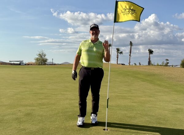 Joseph Dawson scored a lucky ace at the new Beautyberry Executive Golf Course Joseph Dawson scored a lucky ace at the new Beautyberry Executive Golf Course