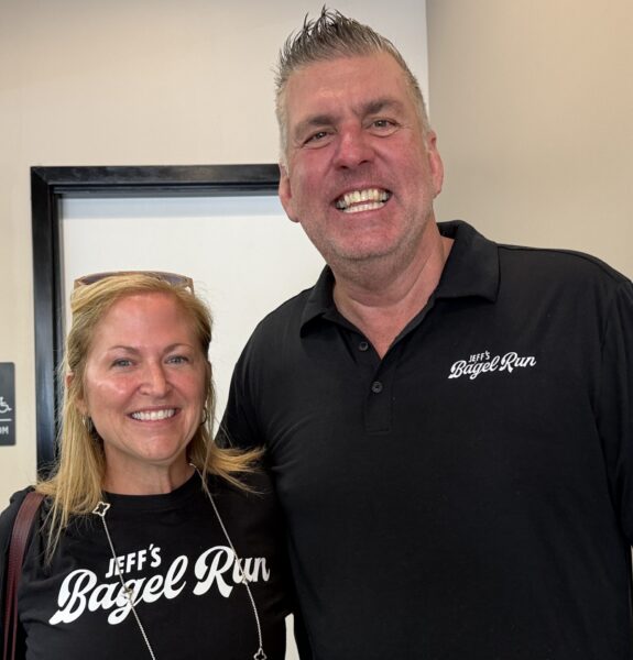Rob and Teresa Shuffield are the franchise owners of Jeff s Bagel Run Rob and Teresa Shuffield are the franchise owners of Jeff s Bagel Run