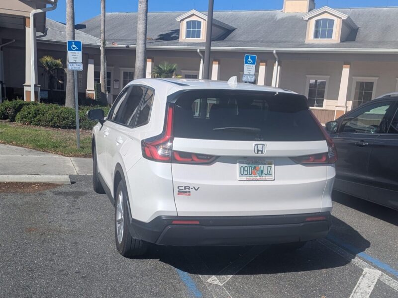 This driver was hogging the handicapped accommodation zone at Advanced Urology in Oxford