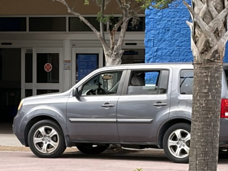 This super privileged shopper enjoyed some excellent front door parking