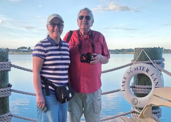 Wendy and Michael Day at Lake Sumter Landing Wendy and Michael Day at Lake Sumter Landing