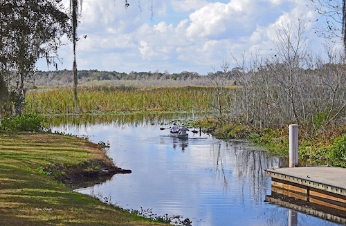 Canoeing at Lake Okahumpka Park in Wildwood